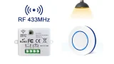 RF 433MHz ΑΣΥΡΜΑΤΟΣ ΔΙΑΚΟΠΤΗΣ ΤΗΛΕΧΕΙΡΙΣΜΟΥ ΦΩΤΟΣ 10Α
