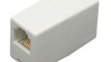 POWERTECH τηλεφωνικό εξάρτημα μούφα CAB-T021, 6p4c, RJ11, μπεζ
