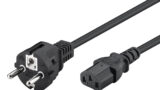 POWERTECH καλώδιο τροφοδοσίας CAB-P006, 3x 1mm², cooper, 1.5m, μαύρο
