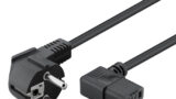 POWERTECH καλώδιο τροφοδοσίας Η/Υ & οθόνης CAB-P003, 3x0.75mm², 1.5m, μαύρο