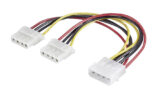 POWERTECH καλώδιο ρεύματος IDE (F) σε 2x IDE (M) CAB-W004, 20cm