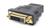 POWERTECH αντάπτορας HDMI αρσενικό σε DVI 24+1 θηλυκό CAB-H028, μαύρος