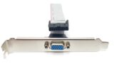 POWERTECH αντάπτορας DB15 αρσενικό σε 16PIN flat καλώδιο SLOT-002