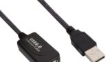 POWERTECH καλώδιο προέκτασης USB CAB-U039 με ενισχυτή, 480Mbps 5m, μαύρο