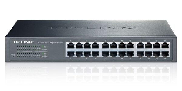 TP-LINK Desktop/Rackmount Switch TL-SG1024D 24 Θυρών, Ver. 9.0
