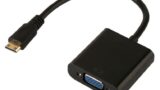 POWERTECH αντάπτορας mini HDMI σε VGA CAB-H031, 0.20m, μαύρος