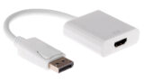POWERTECH αντάπτορας DisplayPort σε HDMI CAB-DP004, 0.20m, λευκός