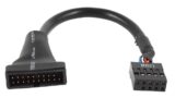 POWERTECH καλώδιο USB 2.0 9pin σε USB 3.0 20pin CAB-U046, 0.20m