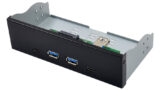 POWERTECH front panel 5.25" σε 2x USB 3.1 & 2x USB-C, VL820