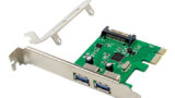 POWERTECH κάρτα επέκτασης PCIe σε 2x USB 3.0 ST624, ASM1042