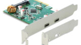 DELOCK κάρτα επέκτασης PCI Express x4 σε 2x USB-C 90397, 10 Gbps