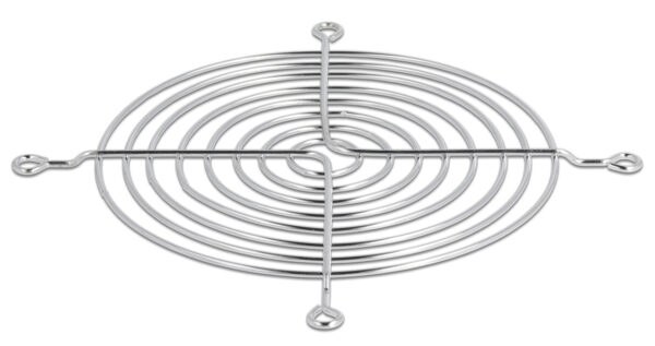 DELOCK σχάρα για 120mm ανεμιστήρα 67308, μεταλλική, ασημί