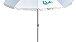 BRUNO ομπρέλα παραλίας αλουμινίου SOL-BAY BRN-0286, 2m, UPF 50+, σκελετός Fiberglass, ρυθμιζόμενη