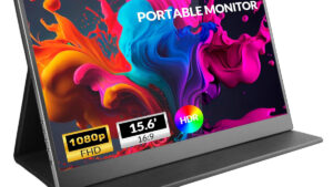 RIITEK φορητή οθόνη RS100, IPS, 15.6" 1920x1080, HDR, mini HDMI/USB-C, με ηχεία